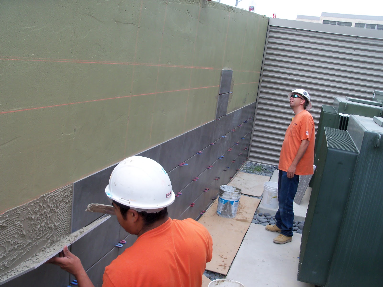 tile and stone experts working on a tile and stone project